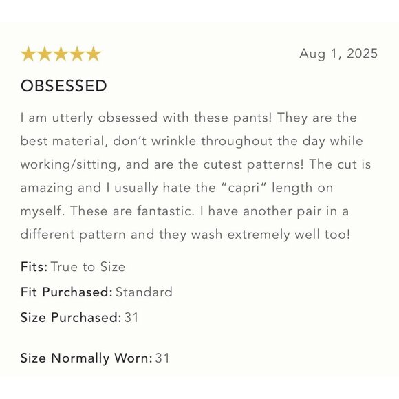 NWT Size 26 -The Colette Magic Fabric Crop Wide-Leg Pants by Maeve (NWT US$ 130) - Picture 12 of 16